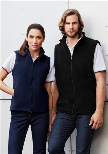 Plain Microfleece Mens Vest